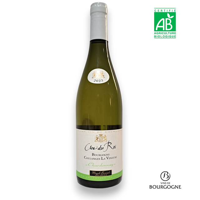 Vin blanc Bourgogne Coulanges la Vineuse BIO 2023. Domaine du Clos du Roi
