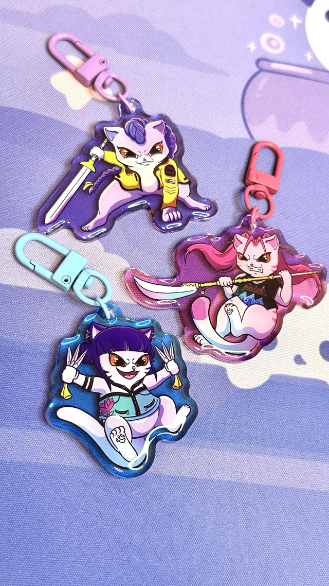 Huntrix - Kpop Demon Hunter • Llaveros