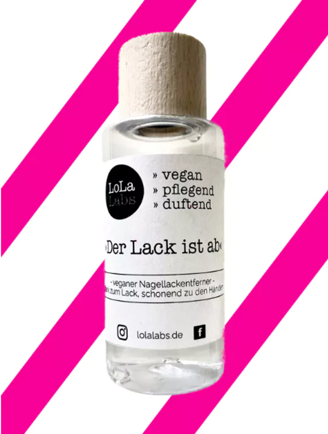 LolaLabs - vegan nail polish remover I The polish is off