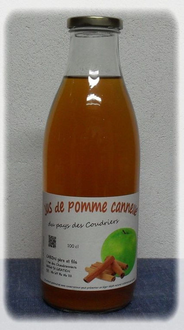 Jus pomme Cannelle 1L Pays des coudriers 