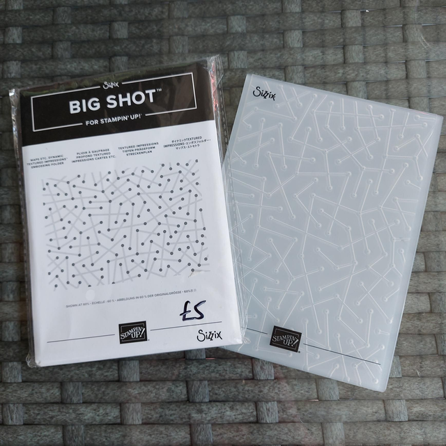 Maps etc dynamic textured impressions embossing folder 