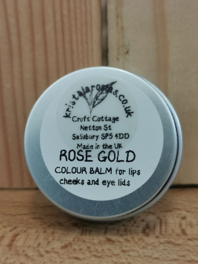 Colour Balm Rose Gold (for lips, cheeks &amp; eyelids). 10g WITH FREE BRUSH
