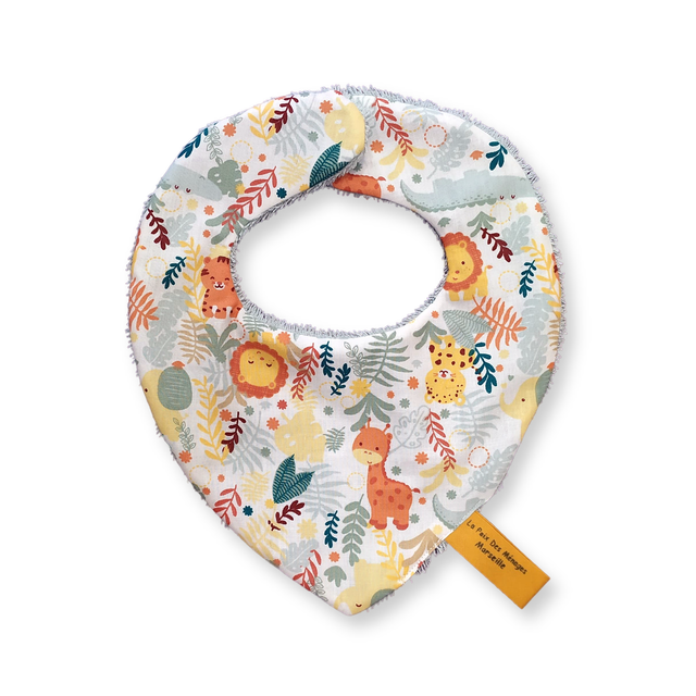 Bavoir Naissance Safari