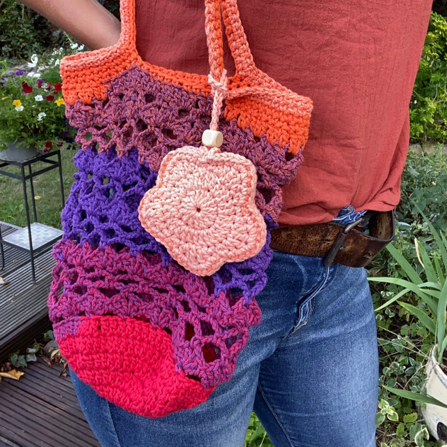 Zomerse Gehaakte Koordtas – Handgemaakt & Uniek