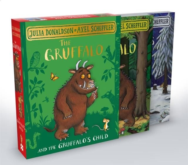 (AGE 3+) The Gruffalo and the Gruffalo's child Slipcase set - IDEAL GIFT 🎁 