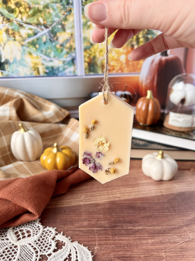 🍁 Suspension parfumée Thé noir vanille - 2 en 1