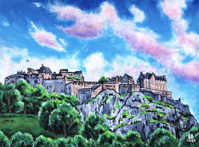 X4 Prints - Edinburgh Castle, Scotland 8"x10" (£7.50 per unit)