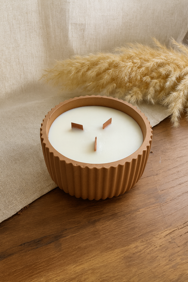 Bougie cannelé basse