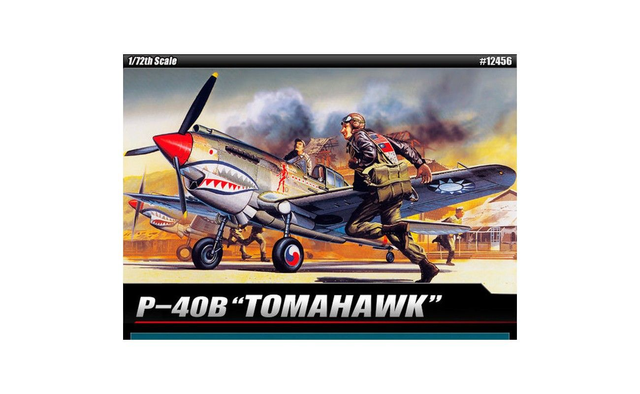 avion P-40B académy 12456 1/72