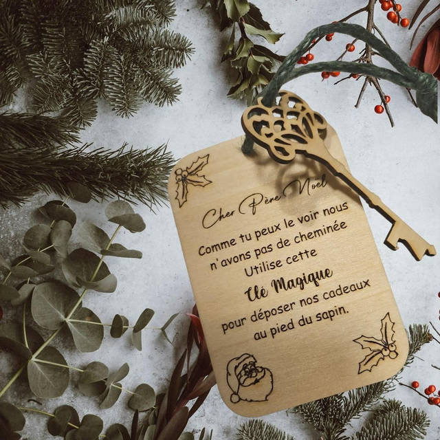 Clé magique du père-noël 