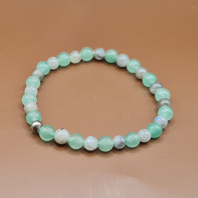 Bracelet Aventurine verte – labradorite