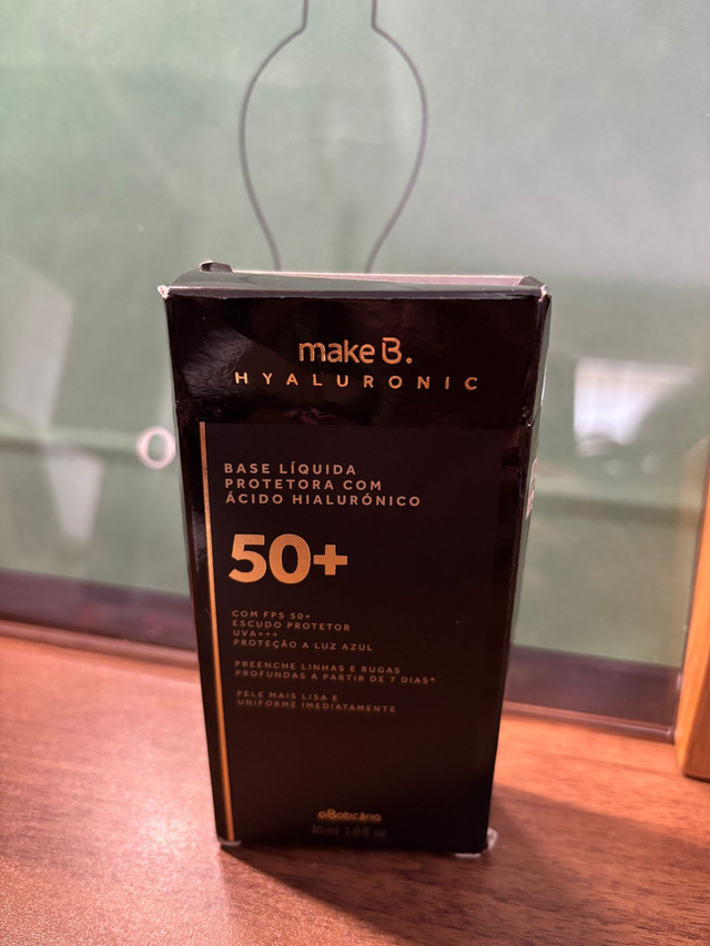 Make B base Líquida Ácido Hialurónico Cor 15, 30ml