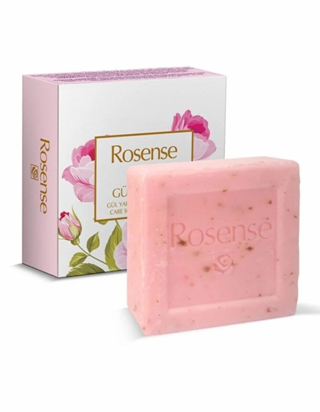 ROSENSE Mydło Pielęgnacyjne z Płatkami Róży 100g