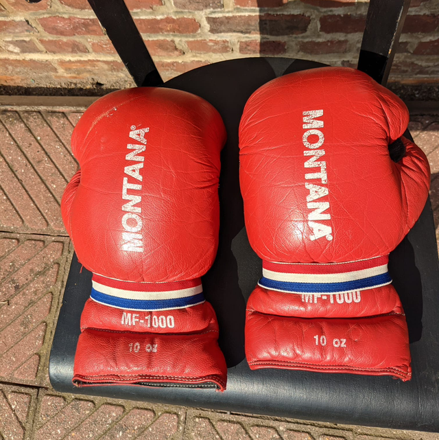 Gants de boxe vintage