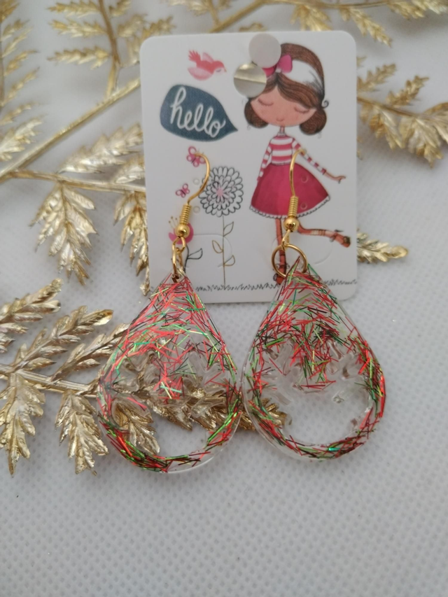 Boucles d'oreilles noël 