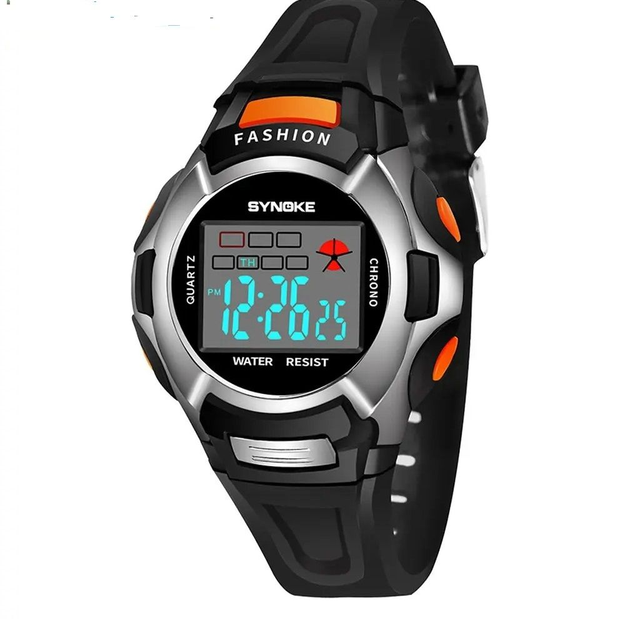 Montre numérique Multifonction Sport pour enfant,  étanche 3 bars