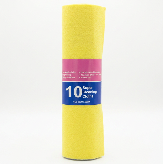 10 cleaning cloths 