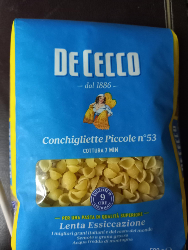 Conchigliette Piccole N.53 De Cecco 500g .