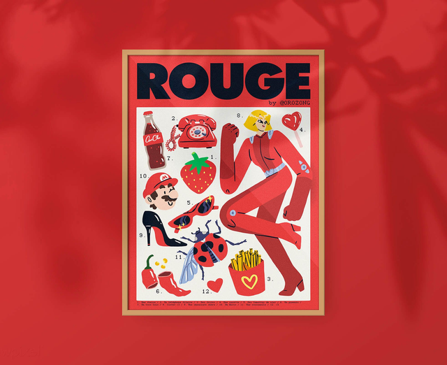 Série couleurs - ❤️ ROUGE ❤️