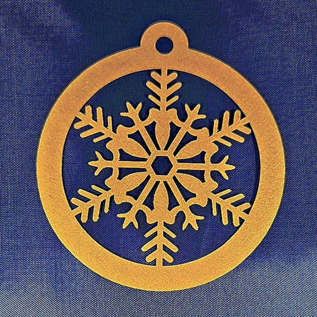 Baumanhänger Set (Schneeflocke)