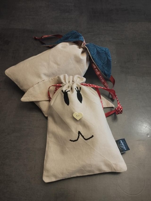 Pochon lapin 16x24 cm