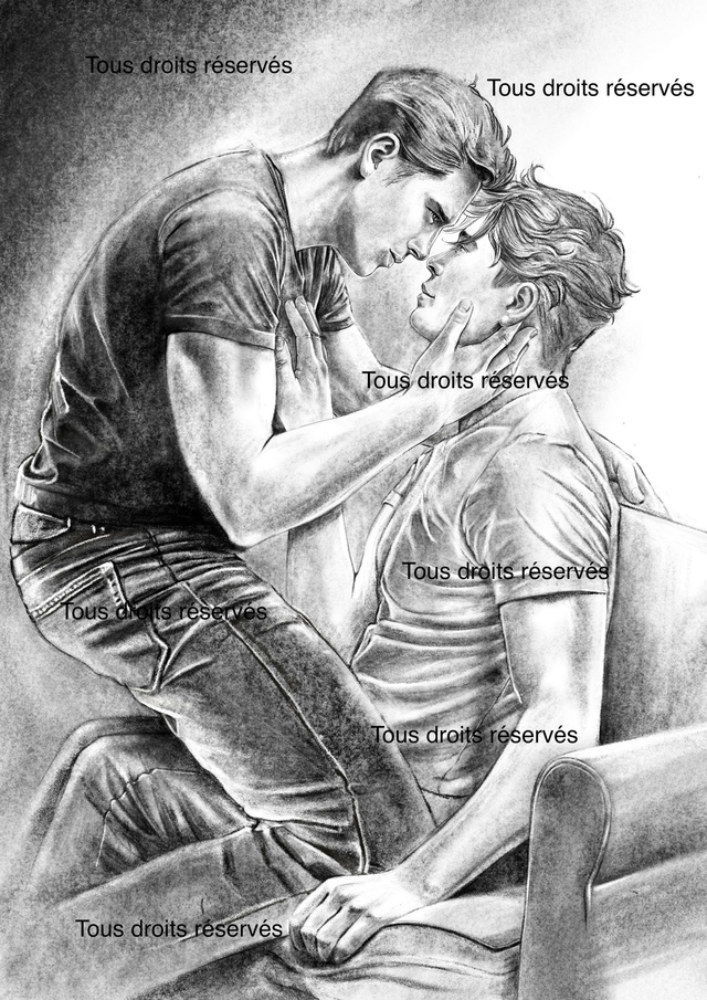 La Plaidoirie du Coeur, illustration N&B, format portrait