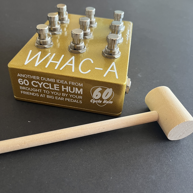 RARE 2023 Big Ear X 60 Cycle Hum Podcast COLLAB ... WHAC-A (9-in-1 BOOST) ... #56 of ONLY 60 + Limited Edition AUTOGRAPHED POSTER (+ ALL Case Candy)