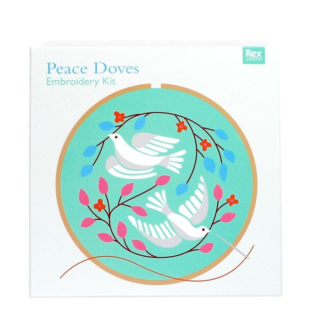 Dove embroidery kit