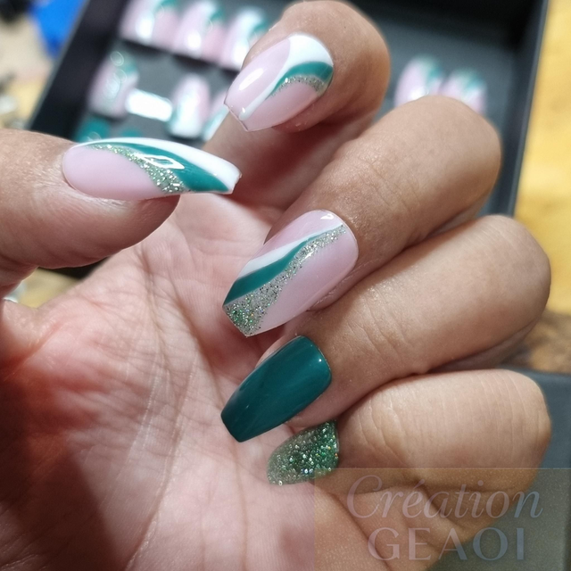 Lilou green little ballerine S créer sur commande délai de 7 jours ouvrable