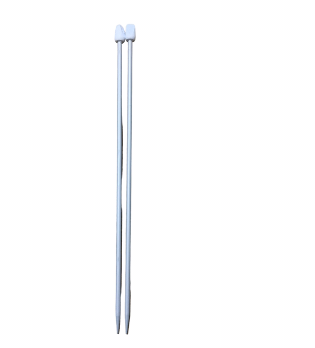 Straight knitting needles, metal