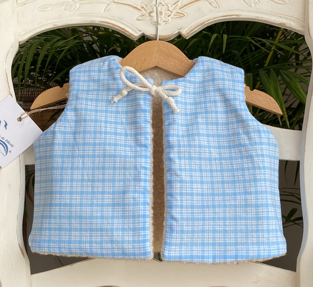 Le Petit Berger 🌿 Gilet enfant réversible 18 mois 