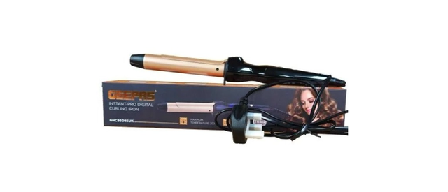 Geepas: Digital Curling Iron Ceramic Coating GHC86085UK