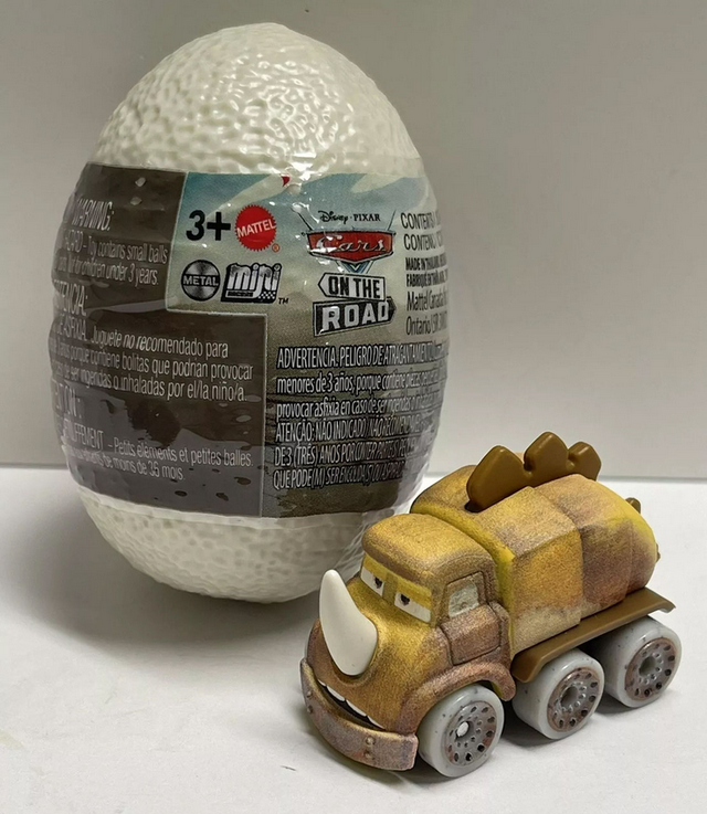 Disney+ Cars on the Road - Quadratorquosaurus - MINI RACERS DINO EGGS #5