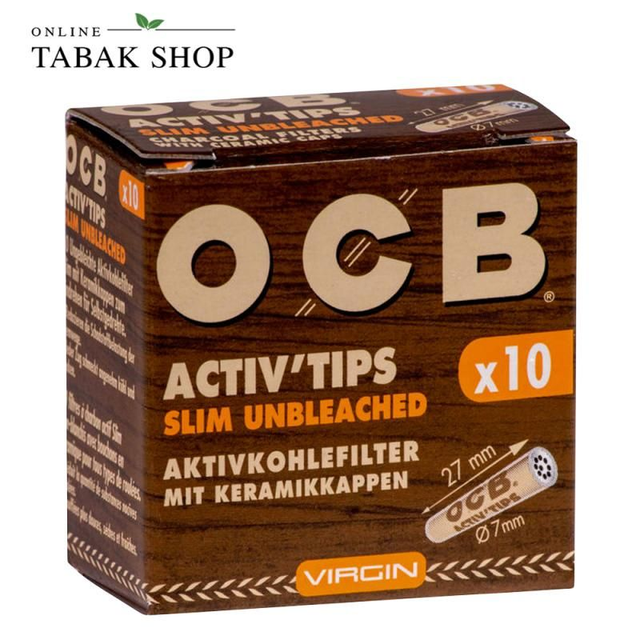 OCB 10 Activ'tips Slim Virgin Filters