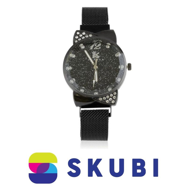 Dámské magnetické hodinky černé - KURREN JG Z3095