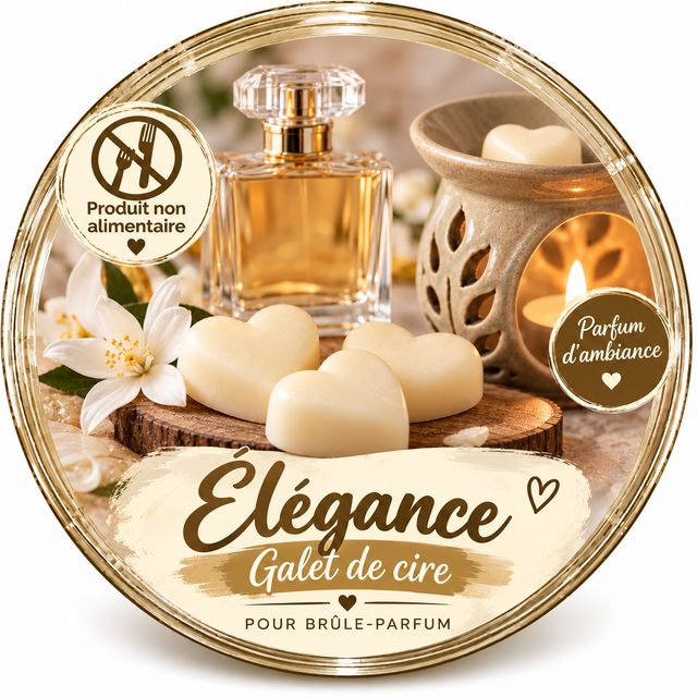 Galet de cire - Élégance