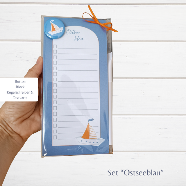 "Ostseeblau"  Geschenk-Set