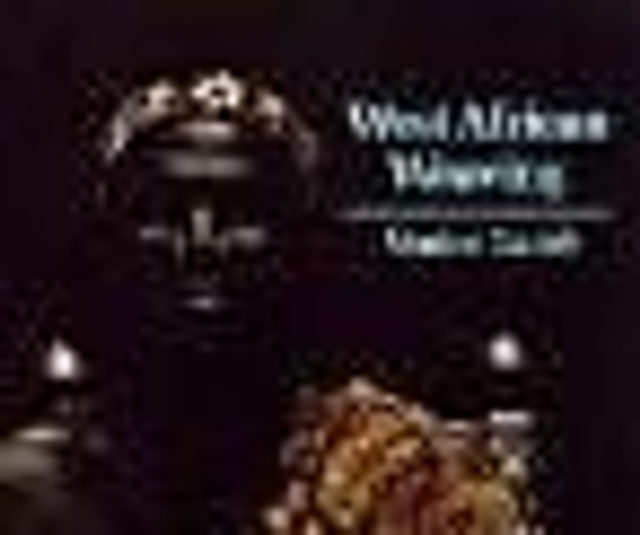 West African Weaving ISBN 071560905X
