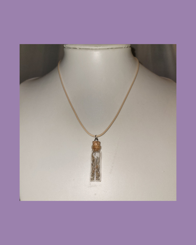 Dried Lavender Jar Pendant