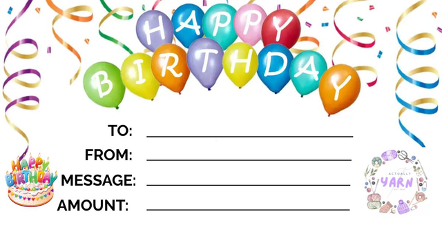 Gift Voucher (Birthday)