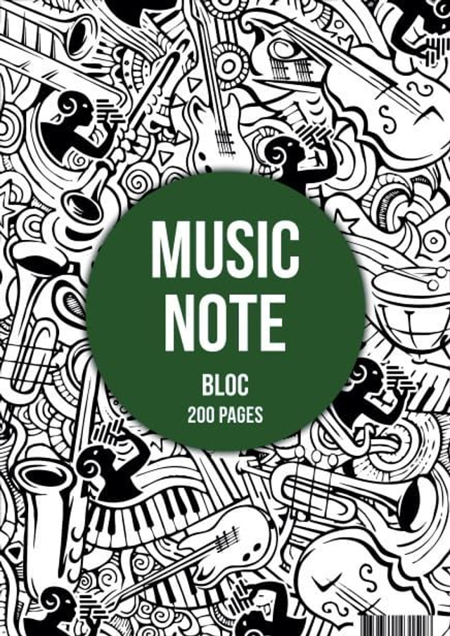 Bloc Papier Musique A4