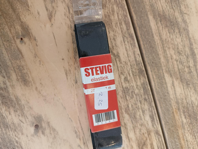 Huismerk: Stevig Elastiek 25mm / 1m 