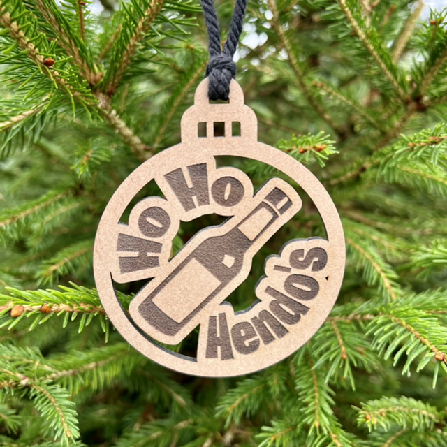 Ho Ho Hendo&#039;s - Laser Cut Christmas Bauble