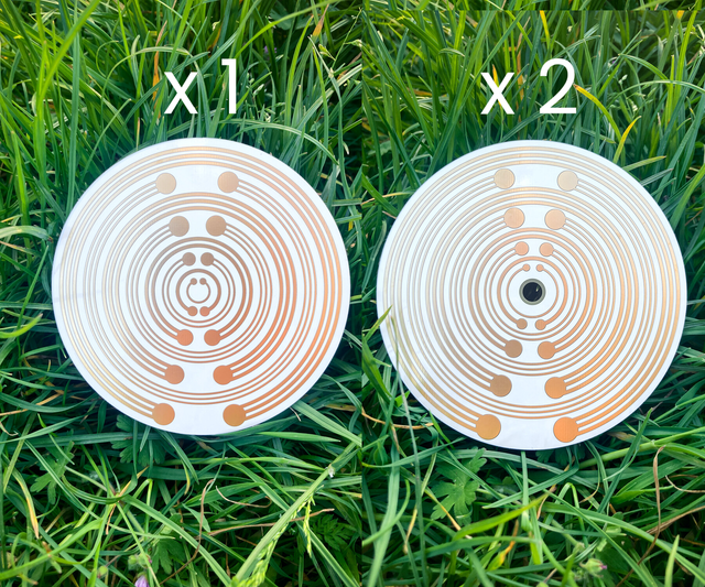 3 Disques Lakhovsky 94 mm (plusieurs variantes)