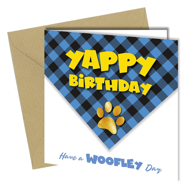 #1578 Yappy Birthday Boy Card