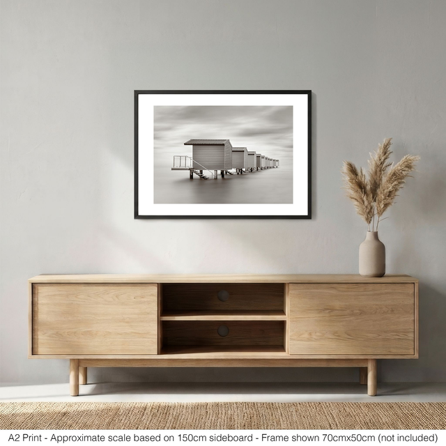 The Beach Huts - Monochrome