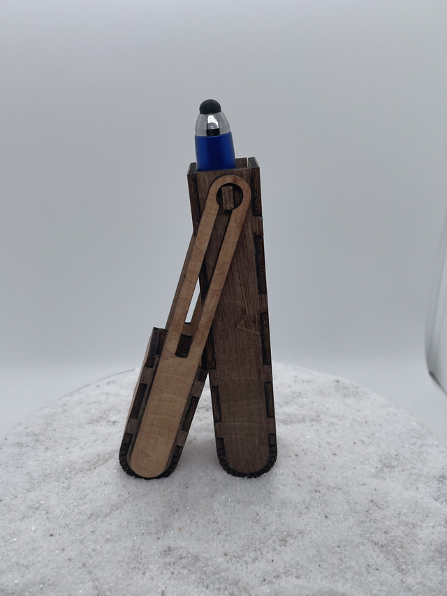 Coffret Stylo avec grandes coulisses et ouverture par le dessus