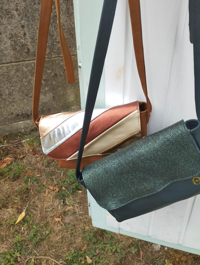 Sac avec rabat interchangeable 