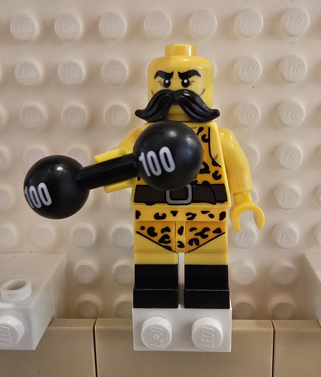 LEGO col287 Zirkus-Kraftprotz Minifigur