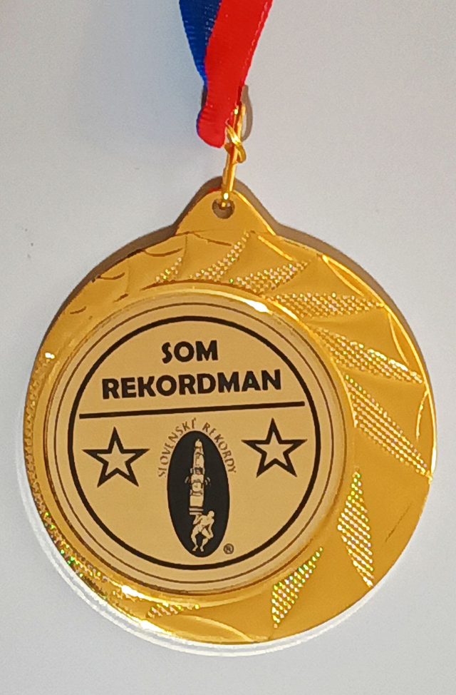 MEDAILA VEĽKÁ - SOM REKORDMAN 